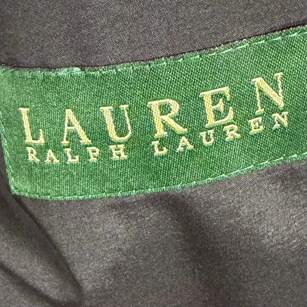 Ralph Lauren Blazer‎ Sport Coat Jacket Men 40L Black 100% Wool 2-Button Classic